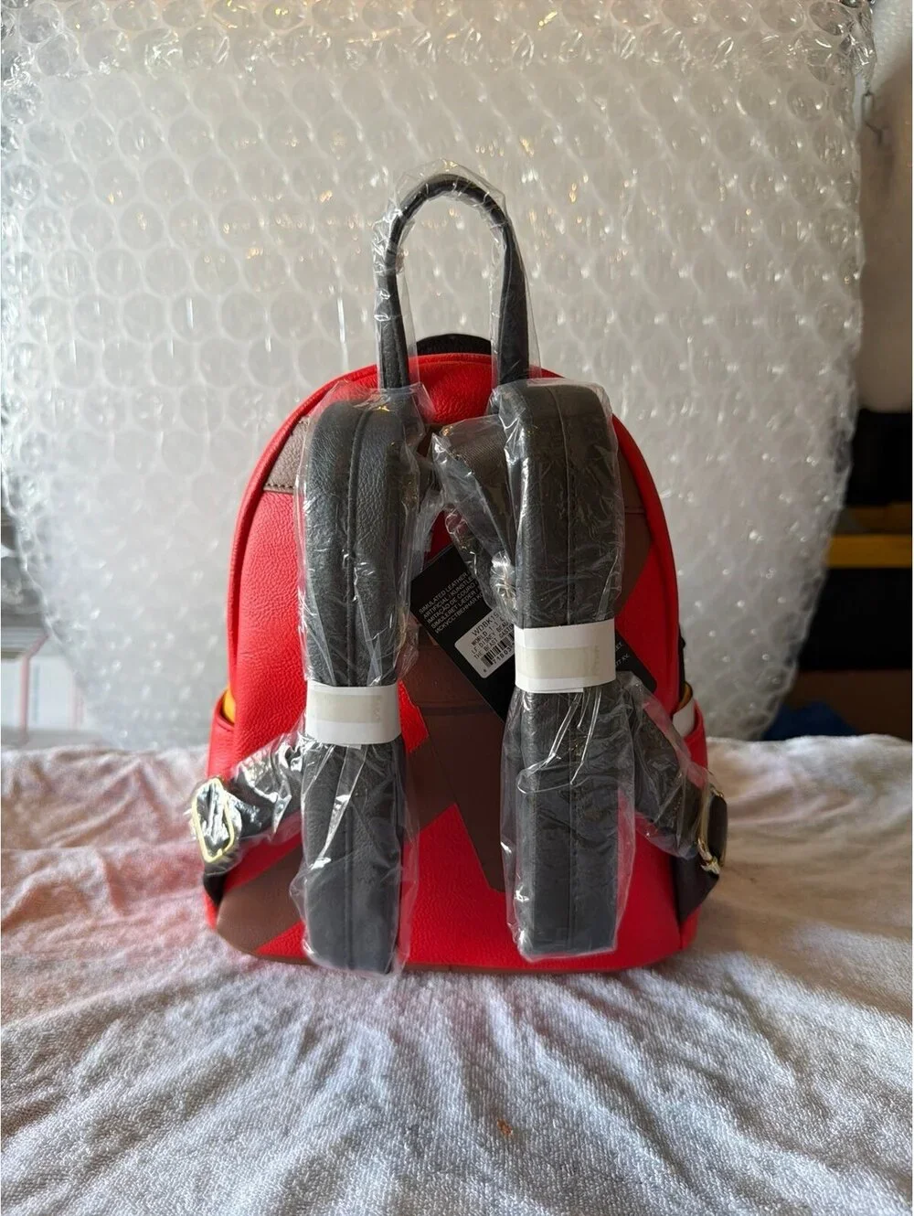 Loungefly Disney Villains Gaston Cosplay Backpack NWT